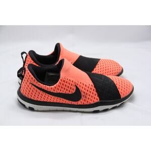 Auth NIKE Free Connect Shoes Womens Sz 8 Coral Black Chemical Fiber 843966-801